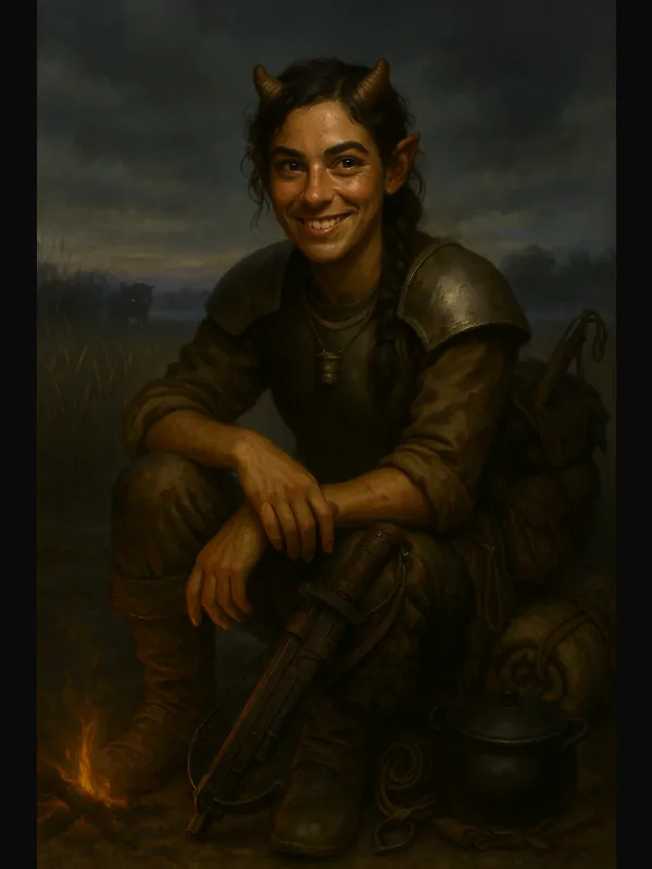 Clover Medley, tiefling ranger