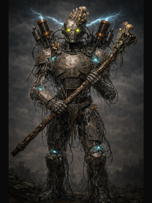 Cog-Stool, Warforged Spore Druid
