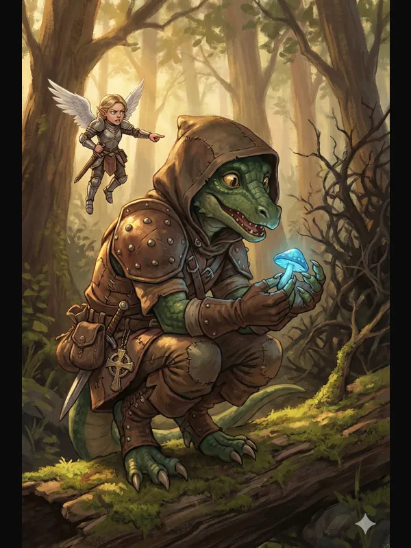 Iblit, Kobold Celestial Warlock